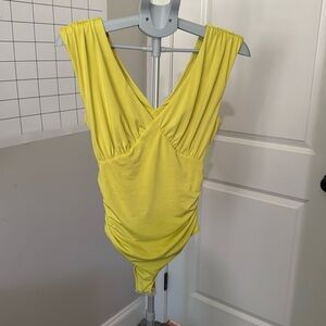 NWT Express Body Contour Bodysuit Lime